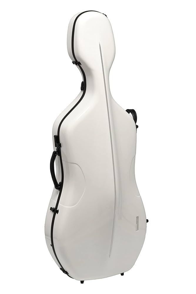 GEWA celloハードケース　ホワイト Amazon.com: GEWA Cello Case, Air 3.9, 4/4, White/Blue